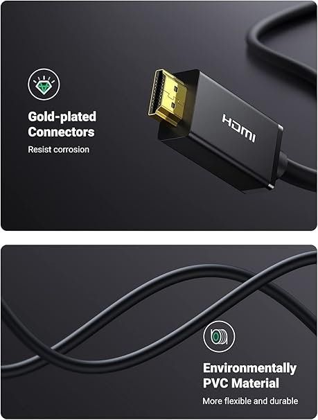 UGREEN DisplayPort Male To HDMI Cable 5 Metres - DP101 10204