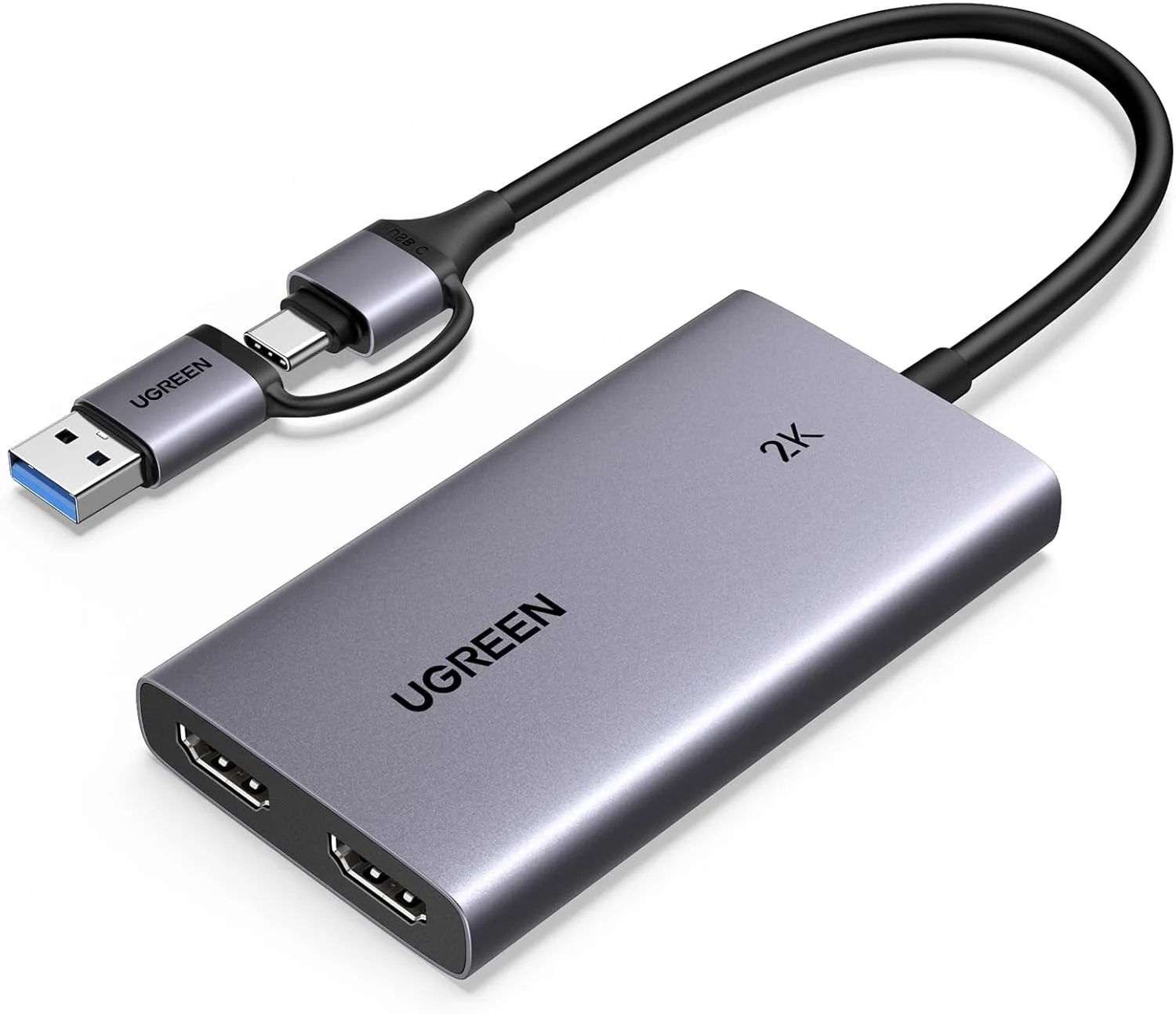 UGREEN 4K@30Hz HDMI Capture Card HDMI to USB 3.0 HDMI Loop Out Video Capture Card for Streaming