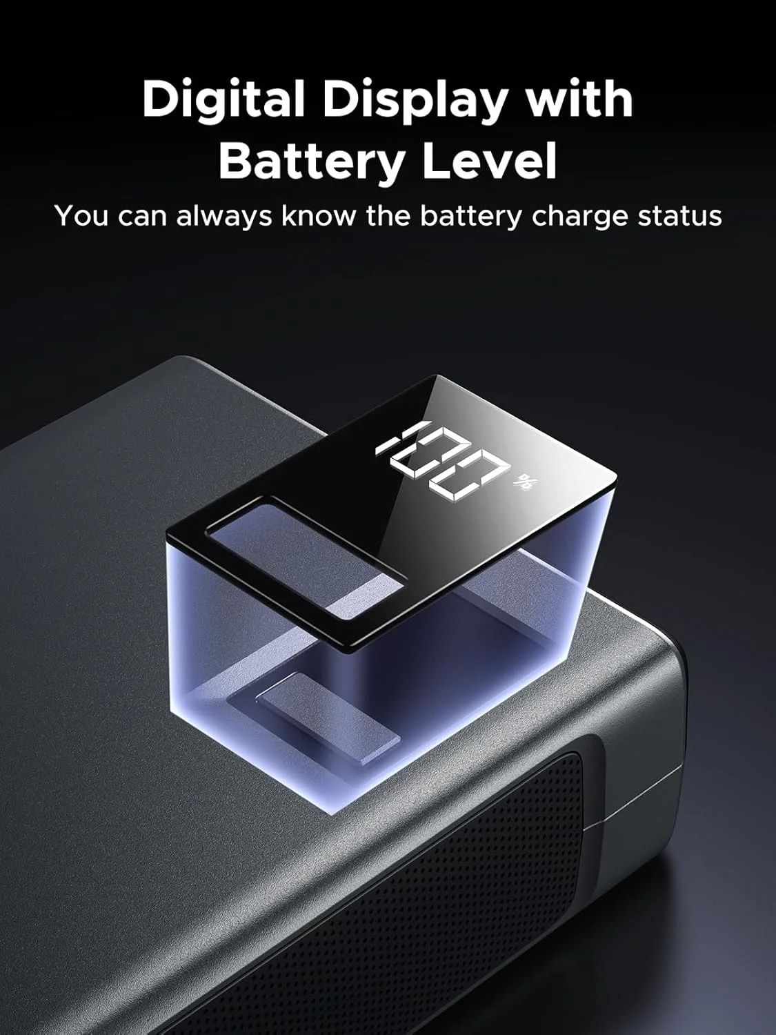 UGREEN Car Jump Starter Power Pack 1000A Car Battery Booster for Gasoline and Diesel Engines 12000mAh Portable Power Bank and Jump Leads with Digital Screen and LED Light for Emergency ES702 35977