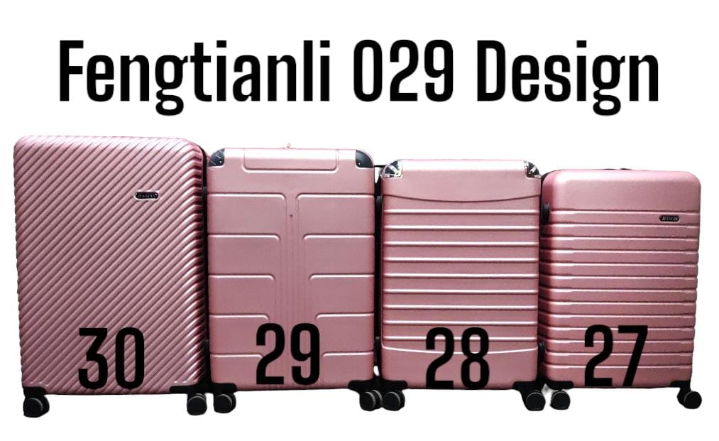 3 IN  1 FENGTIANLI 029 ABS FIBER SUITCASE (SIZE 27) - Made of durable PVC material, Lightweight and easy to transport, 3-piece set: large suitcase, medium suitcase, and small carry-on suitcase .