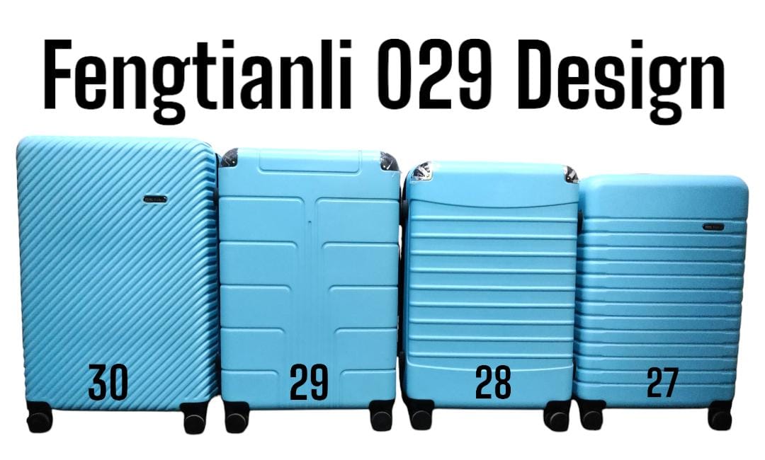 3 IN  1 FENGTIANLI 029 ABS FIBER SUITCASE (SIZE 27) - Made of durable PVC material, Lightweight and easy to transport, 3-piece set: large suitcase, medium suitcase, and small carry-on suitcase .