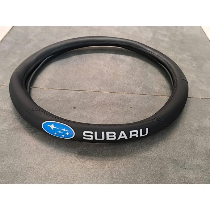 High Quality Leather Branded Car Steering Wheel Covers - Made of Quality Material, Brings Class and prestige to the car, Improves Grip & control when driving, Offers comfort .