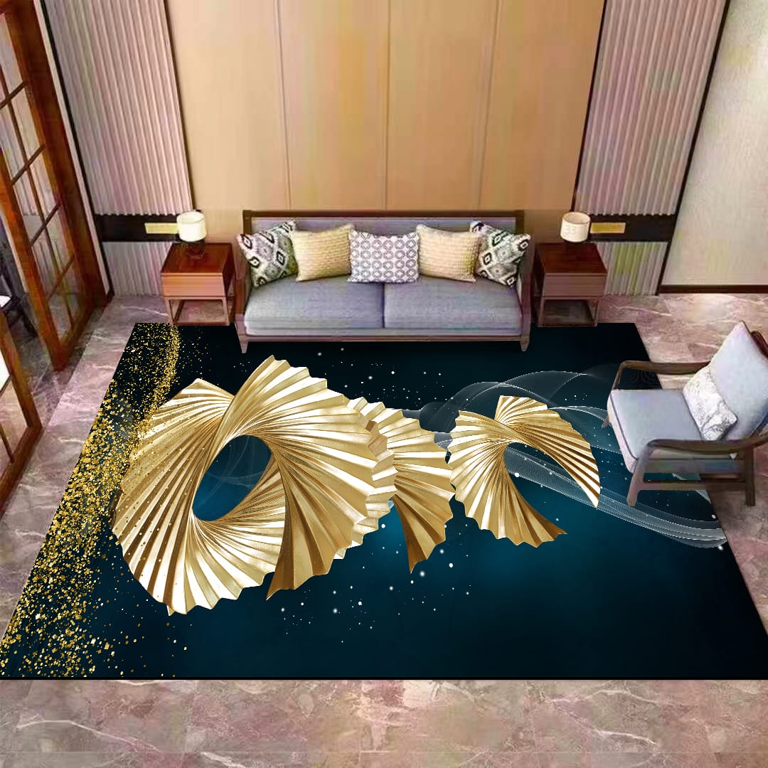 5*8 CLASSY HD/3D DESIGNER CARPETS - Classy high-definition patterns and modern designs, Made to withstand daily use while maintaining its vibrant appearance, Available in multiple stylish colors.