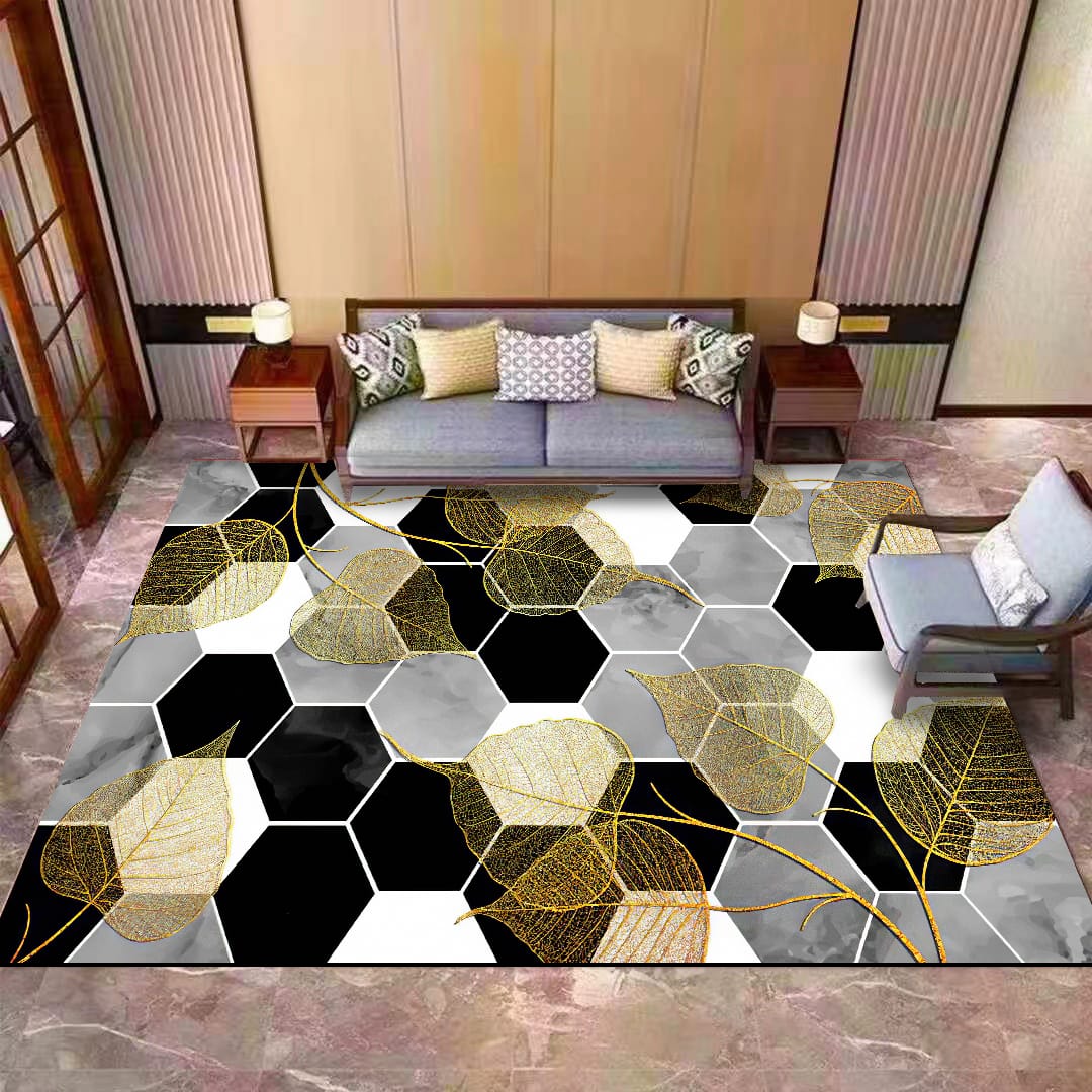 5*8 CLASSY HD/3D DESIGNER CARPETS - Classy high-definition patterns and modern designs, Made to withstand daily use while maintaining its vibrant appearance, Available in multiple stylish colors.