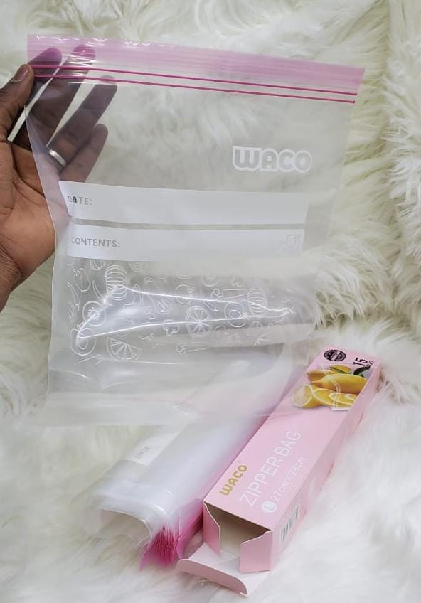 SILICONE ZIPLOCK FRIDGE BAGS