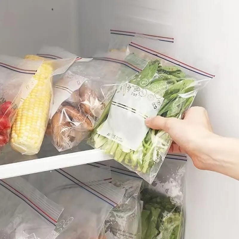 SILICONE ZIPLOCK FRIDGE BAGS