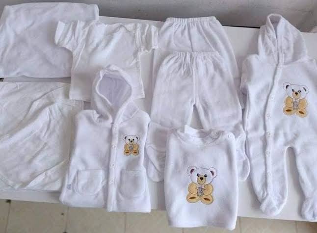 FASHION 8PCS UNISEX NEW BORN BABY RECEIVING SET- WHITE,Unisex and perfect fit for all babies, Comfortable to use and very warm, Easy on-off, making dressing simple.