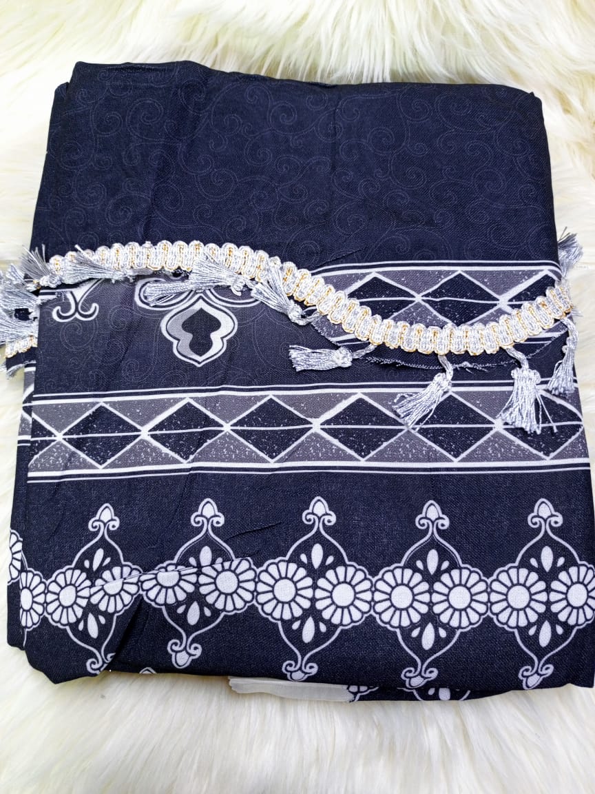 2 PCS PATTERN CURTAIN WITH SHEER LINING - Features high quality polyester, translucent design, A good choice for bedroom home, hotel, cafe, living room, kitchen .