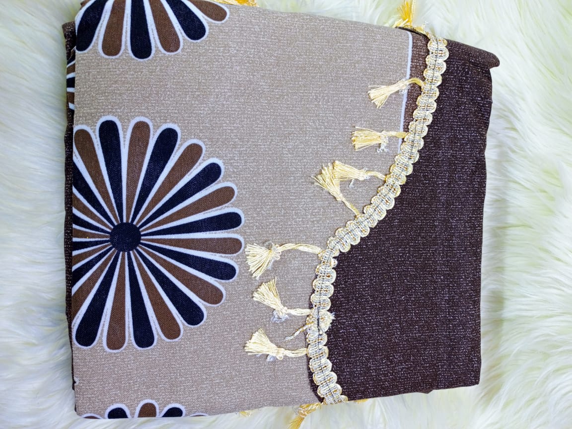 2 PCS PATTERN CURTAIN WITH SHEER LINING - Features high quality polyester, translucent design, A good choice for bedroom home, hotel, cafe, living room, kitchen .