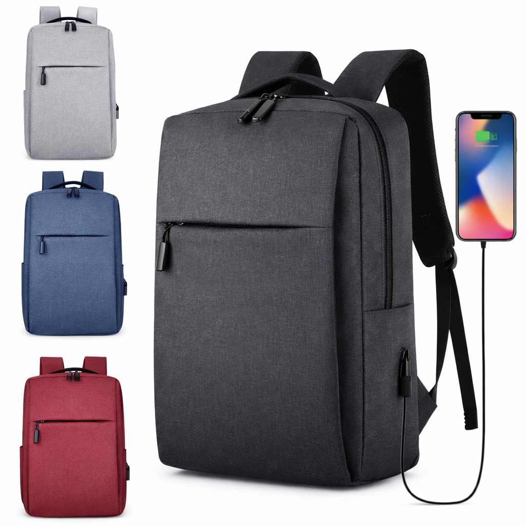 Modern Look POWER Backpack – Laptop Bag, Stylish & Functional, Spacious laptop compartment with extra storage, Durable, water-resistant material, USB charging port for convenient device charging
