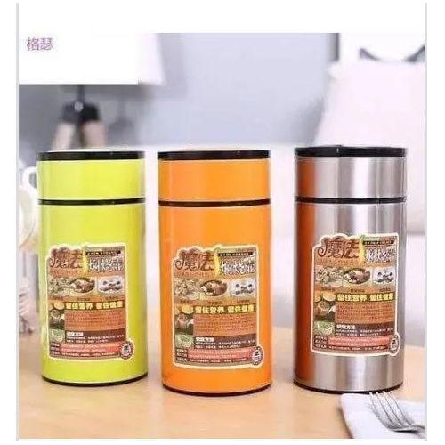 800ML Insulated Food Flask with Foldable Spoon – Portable Thermal Lunch Jar, Keeps food hot or cold for long hours, Includes foldable stainless steel spoon, Leak-proof airtight lid.
