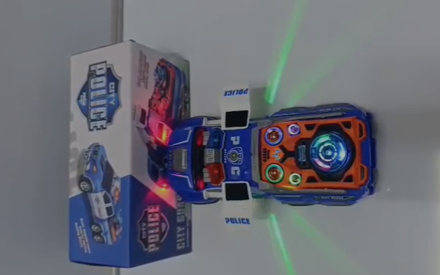 Kids Police Pickup Toy Car with Music & Flashing Lights - Police pickup toy car with exciting music and flashing lights, Fun and realistic design that kids love, Durable build for long-lasting play