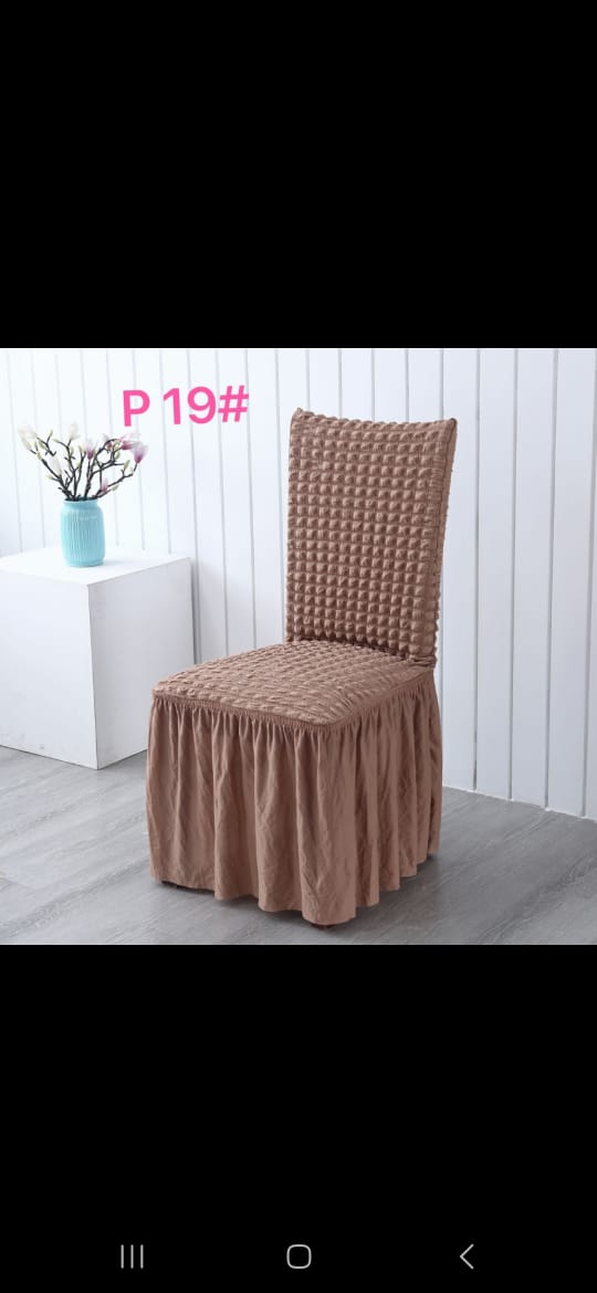 6 PCS OF ELEGANT DINNING SEAT COVERS - The seat covers are stretchable therefore suitable for all sofas, are easy to install and easy to clean. The stunning design, excellent finish and classy appeal.