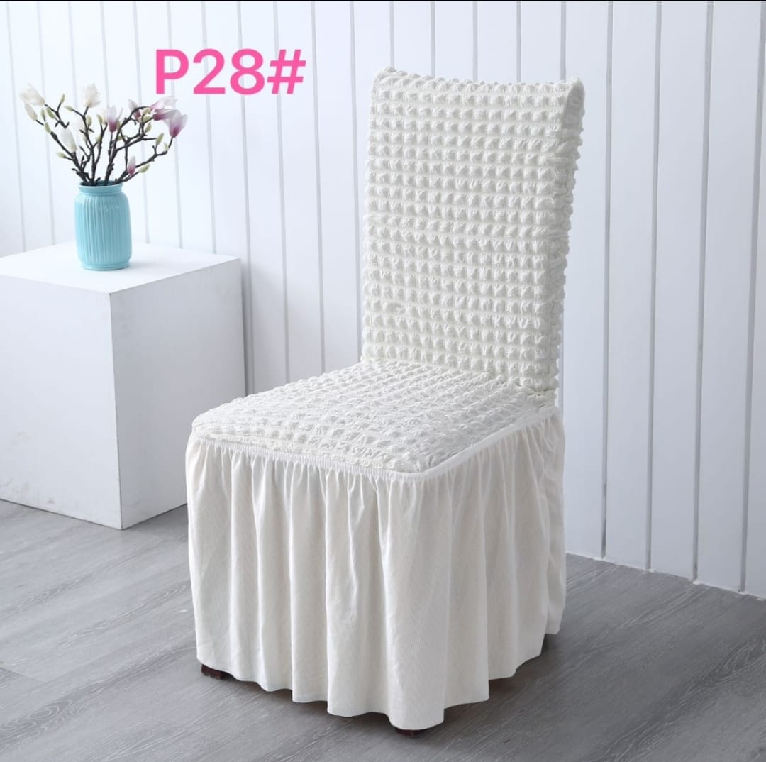 6 PCS OF ELEGANT DINNING SEAT COVERS - The seat covers are stretchable therefore suitable for all sofas, are easy to install and easy to clean. The stunning design, excellent finish and classy appeal.