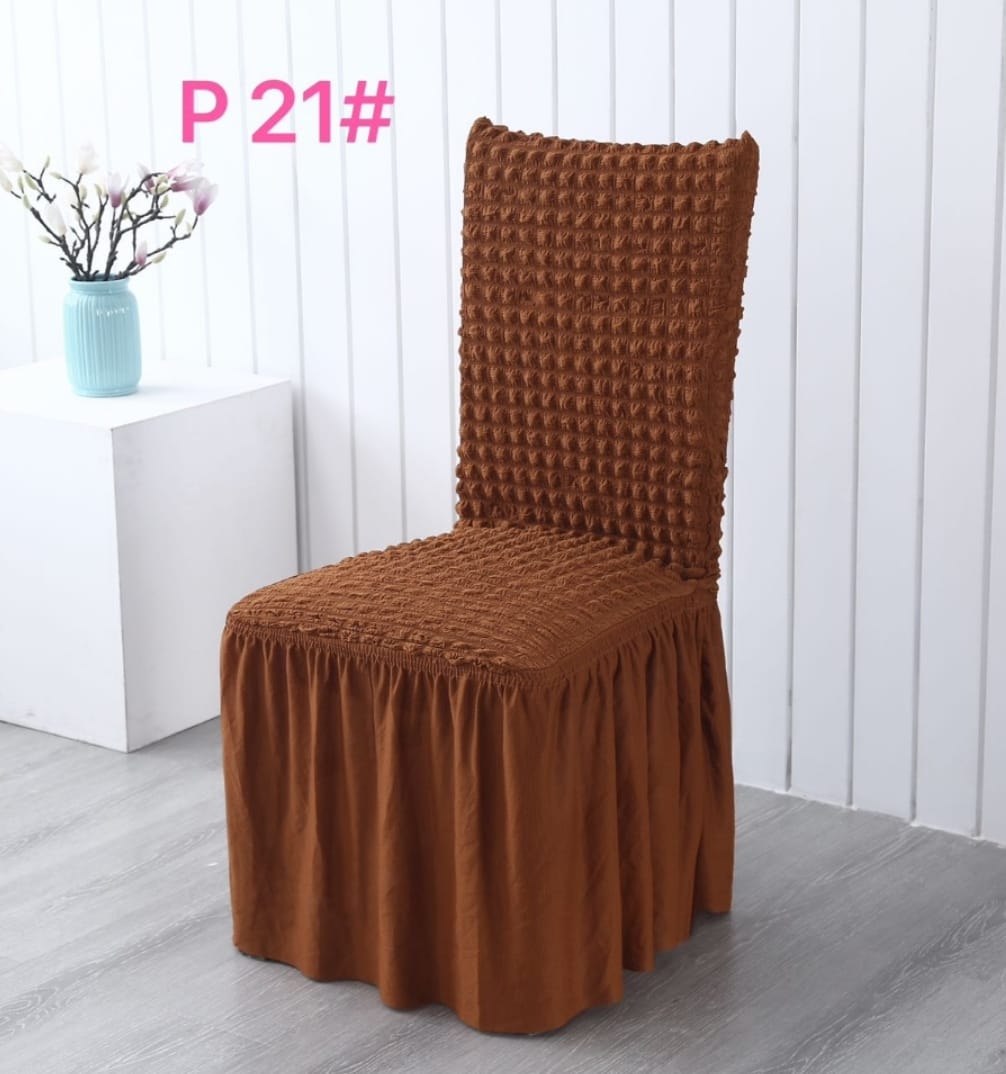 6 PCS OF ELEGANT DINNING SEAT COVERS - The seat covers are stretchable therefore suitable for all sofas, are easy to install and easy to clean. The stunning design, excellent finish and classy appeal.