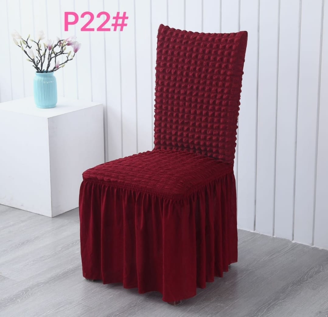 6 PCS OF ELEGANT DINNING SEAT COVERS - The seat covers are stretchable therefore suitable for all sofas, are easy to install and easy to clean. The stunning design, excellent finish and classy appeal.