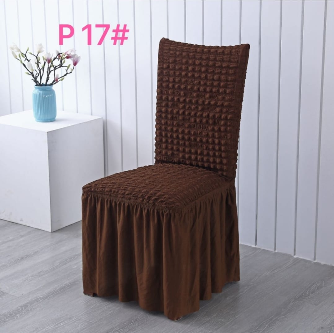 6 PCS OF ELEGANT DINNING SEAT COVERS - The seat covers are stretchable therefore suitable for all sofas, are easy to install and easy to clean. The stunning design, excellent finish and classy appeal.