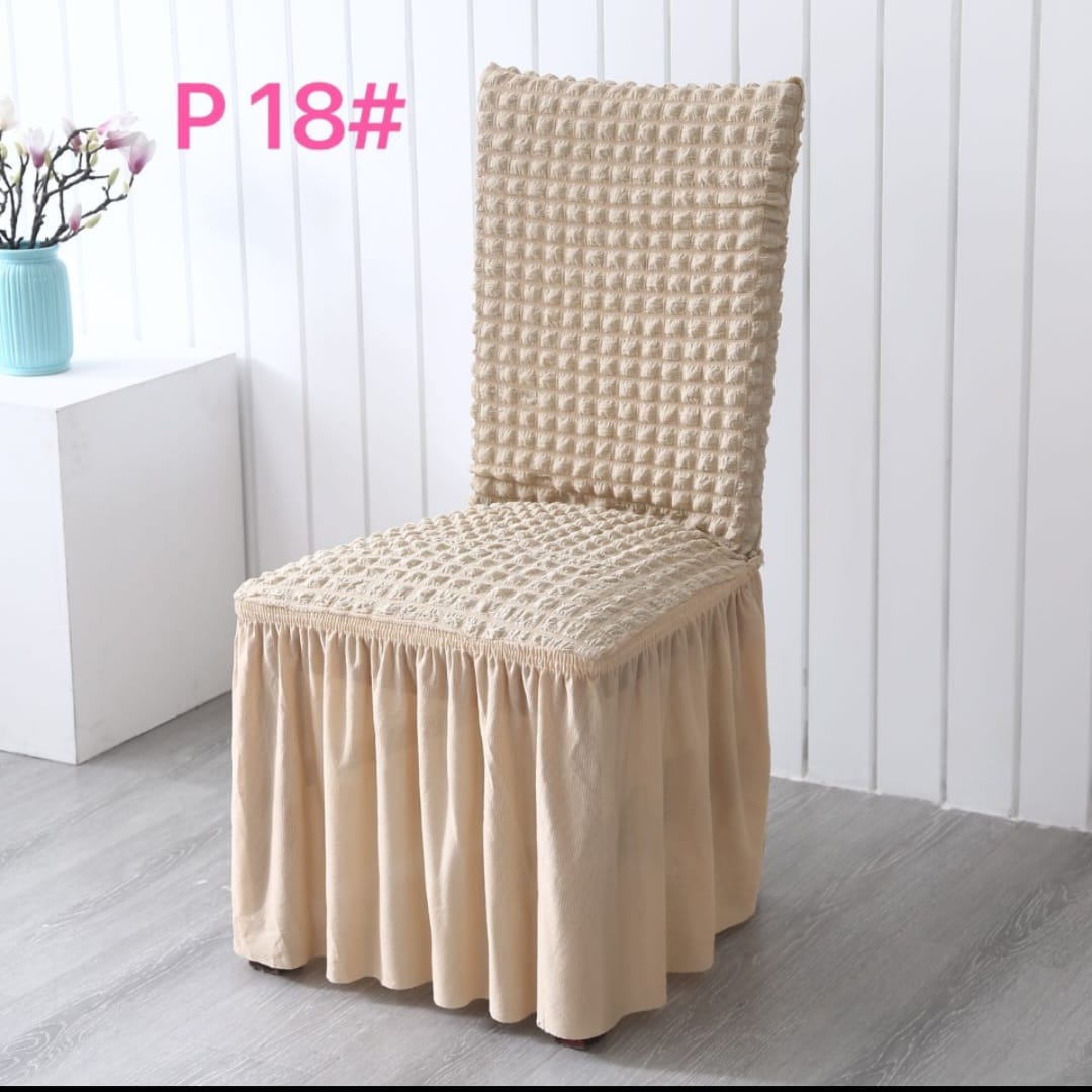 6 PCS OF ELEGANT DINNING SEAT COVERS - The seat covers are stretchable therefore suitable for all sofas, are easy to install and easy to clean. The stunning design, excellent finish and classy appeal.