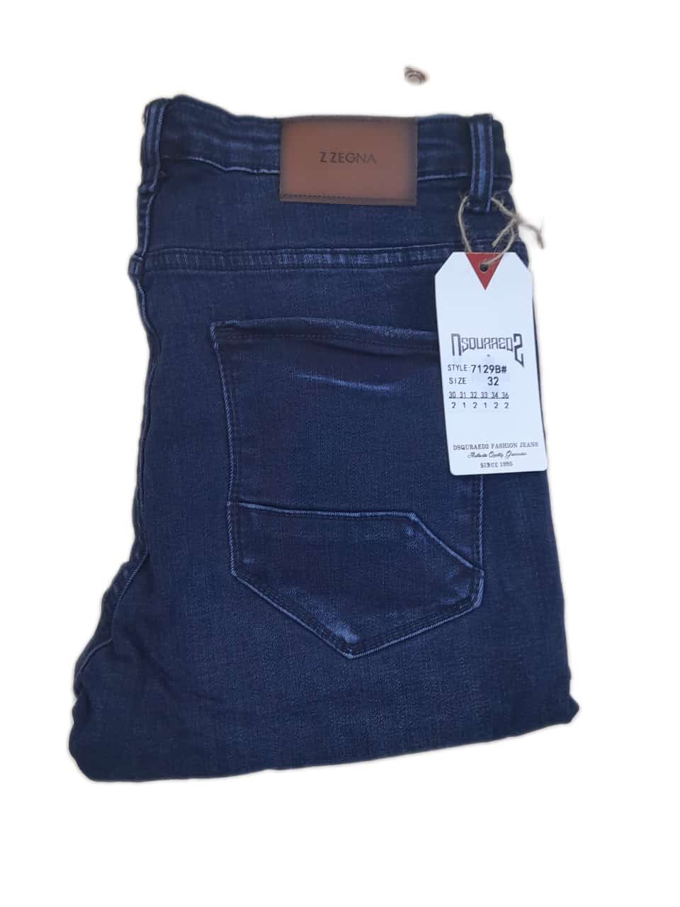 MEN'S FASHION ANTI-FADE DENIM JEANS TROUSERS - Durable, Slightly stretching, Non fade, Fashionable, Comfy to wear, Classic, Zip closer .