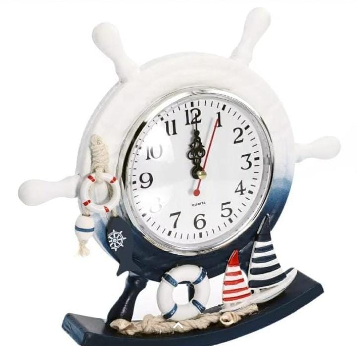 WOODEN PHOTO FRAME + SWING CLOCK ORNAMENT - Made from high-quality wood, meticulous craftsmanship create a warm, rustic charm that seamlessly blends with any interior style.