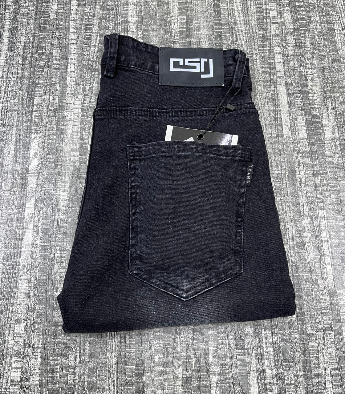 MEN'S BLACK SLIM FIT DENI JEANS TROUSER - Slimfit, Comfortable texture, Non fade, Ideal for all occasions .