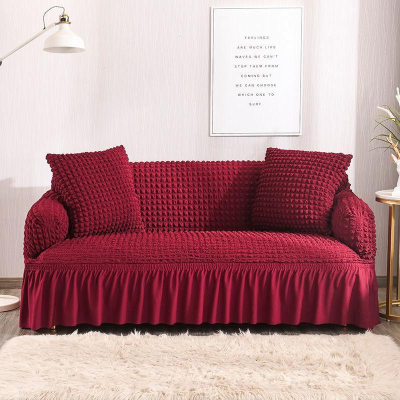 5 SEATER HIGH QUALITY TURKEY IMPORTED SOFA SEAT COVERS(3:2) - The seat covers are stretchable therefore suitable for all sofas, are easy to install and easy to clean.