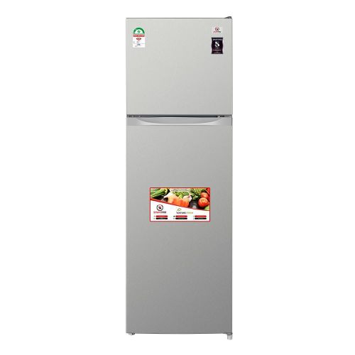 SmartPro SFR 325-DT-I 255 Litres Double Door Refrigerator - Double door design – separate freezer and fridge for organized storage, No Frost technology – prevents ice build-up, easy maintenance.