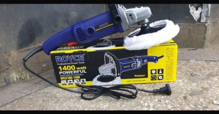 Royce Buffing Machine – High-Speed Polisher for Car, Metal & Wood Finishing,  Delivers smooth and consistent buffing results, High-Speed Operation, Ideal for polishing, waxing, and surface finishing.