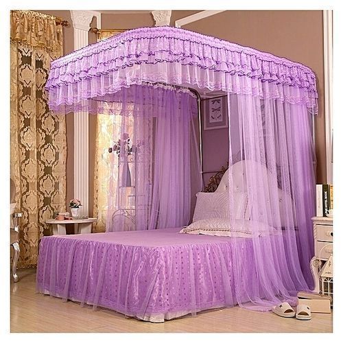 2-Stand Mosquito Net – Strong Frame, Full Bed Protection, available in 4×6,5×6, 6×6, 2-stand design for extra stability and firm support, Full coverage to protect against mosquitoes & insects.