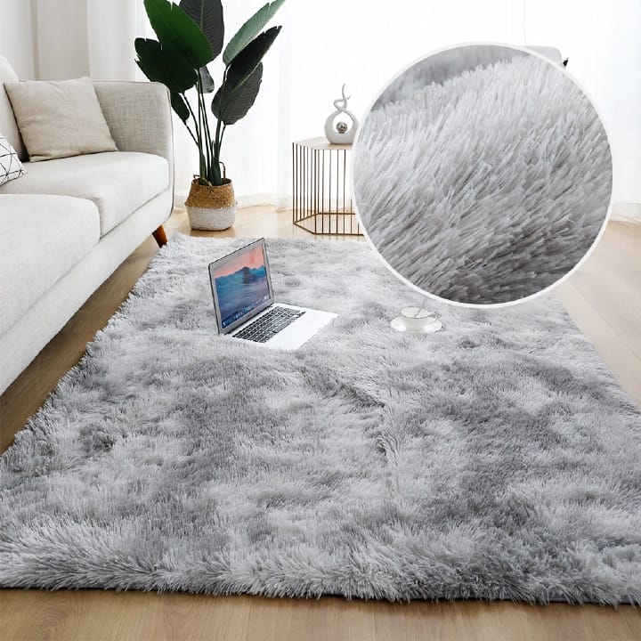 WARM CARPET. 5×8 Fluffy Patched Carpet – Soft Plush Area Rug for Living Room & Bedroom, Ultra-soft fluffy texture for maximum comfort underfoot, Stylish patched design adds a modern, elegant touch.