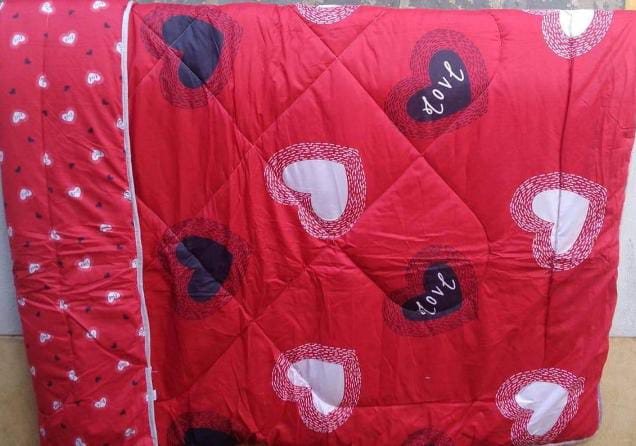 5*6  PCS BINDED DUVET SET (1 pc duvet, 1 pc bedsheet, 2 pcs pillow cases) -  Provides optimal insulation for cozy nights, Made from 100% pure cotton for superior breathability and softness.