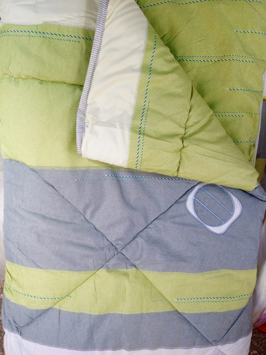 5*6  PCS BINDED DUVET SET (1 pc duvet, 1 pc bedsheet, 2 pcs pillow cases) -  Provides optimal insulation for cozy nights, Made from 100% pure cotton for superior breathability and softness.
