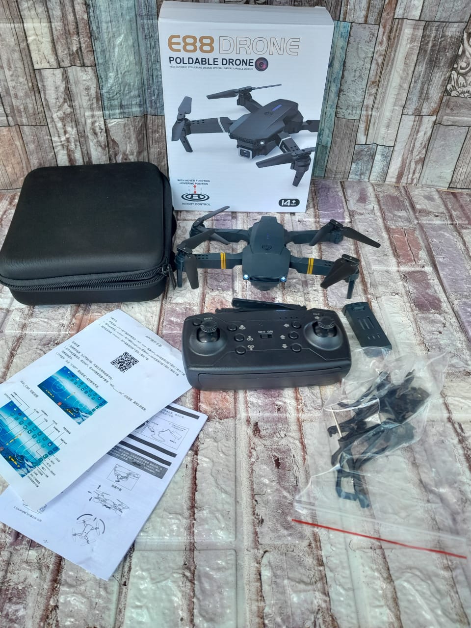 Brushless 4K HD Drone With Foldable Arms And High-Precision Camera - Camera 4K Dual Cameras for high-definition footage,Flight Time Up to 15 minutes per charge,Stabilization Optical Flow.