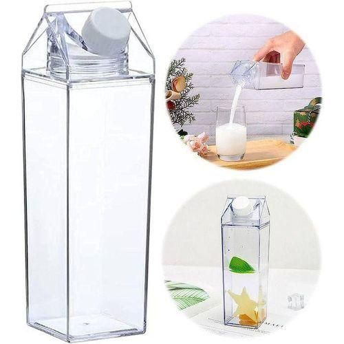 1000 ML ACRYLIC FRIDGE BOTTLE - Leakproof, preventing spills and ensuring reliability, Clear design allows easy customization with stickers or drawings, making it unique for personalization.
