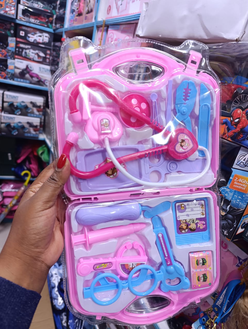 KIDS' PRETEND & PLAY DOCTOR'S KIT - Improving children visual, hands-on, interest cultivation, intellectual development, sensory, emotional, hand-eye coordination, parent-child communication.