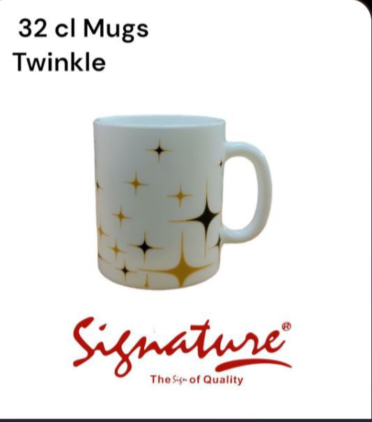 6 PCS OF SIGNATURE CUPS - This mug is a perfect addition to your home and matching all your decor as it’s elegant cheerful design. Also a simple yet fancy gift for any occasion.