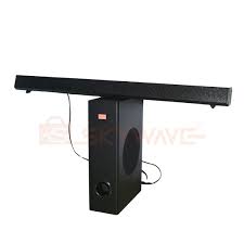 GLD G2304 SOUNDBAR SPEAKER SYSTEM - Sub woofer works upright or horizontally for a flexible setup, A wall-mountable sound bar helps to save on space.