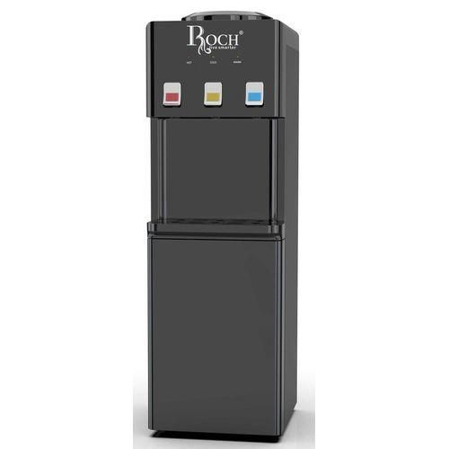 3 Taps Water Dispenser. Roch Dispenser For Hot, Normal and Cold Water, Child Safety Lock, Overheat Protection, Non-Refrigerated Storage Cabinet.