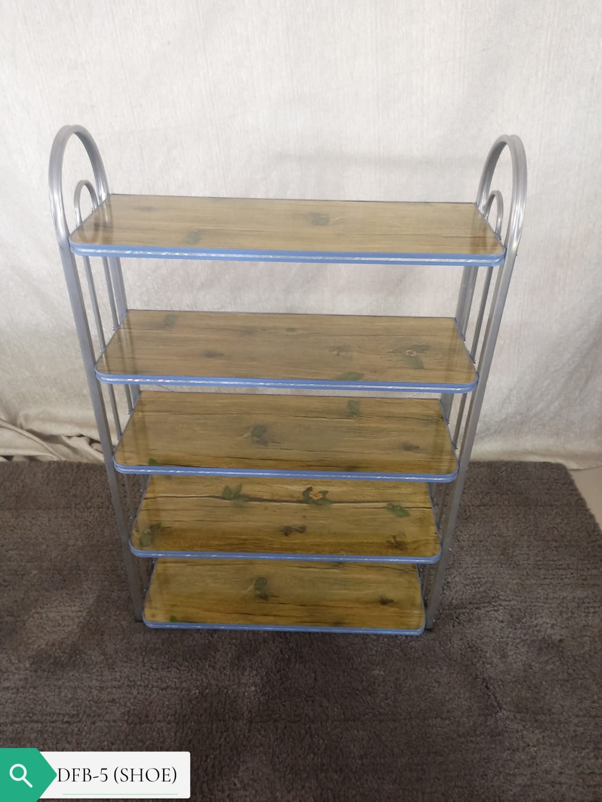 5-Tier Wooden Imported Shoe Rack – Strong & Space-Saving Organizer, High-quality imported wooden material,Strong, stable, and durable construction,Space-saving vertical layout,Suitable for entryways.
