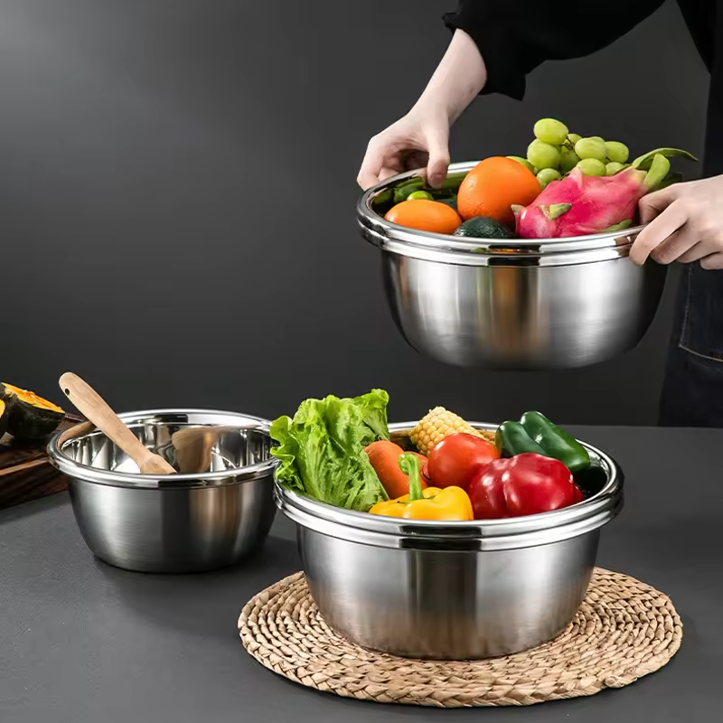 HOMART Pots-S High Quality Multifactional silver Cooking pots Cookware 10 pcs 18/20/22/24/26cm( 5pcsPots + 5pcs  lids )