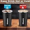 Digital Homart 380 ml S-Coffee Cup Travel Mug for Hot & Cold Drinks, Stainless Steel Insulated Coffee Mug, Double-Walled Thermal Mug with Leak-proof Lid, Portable & Reusable Coffee Cups for