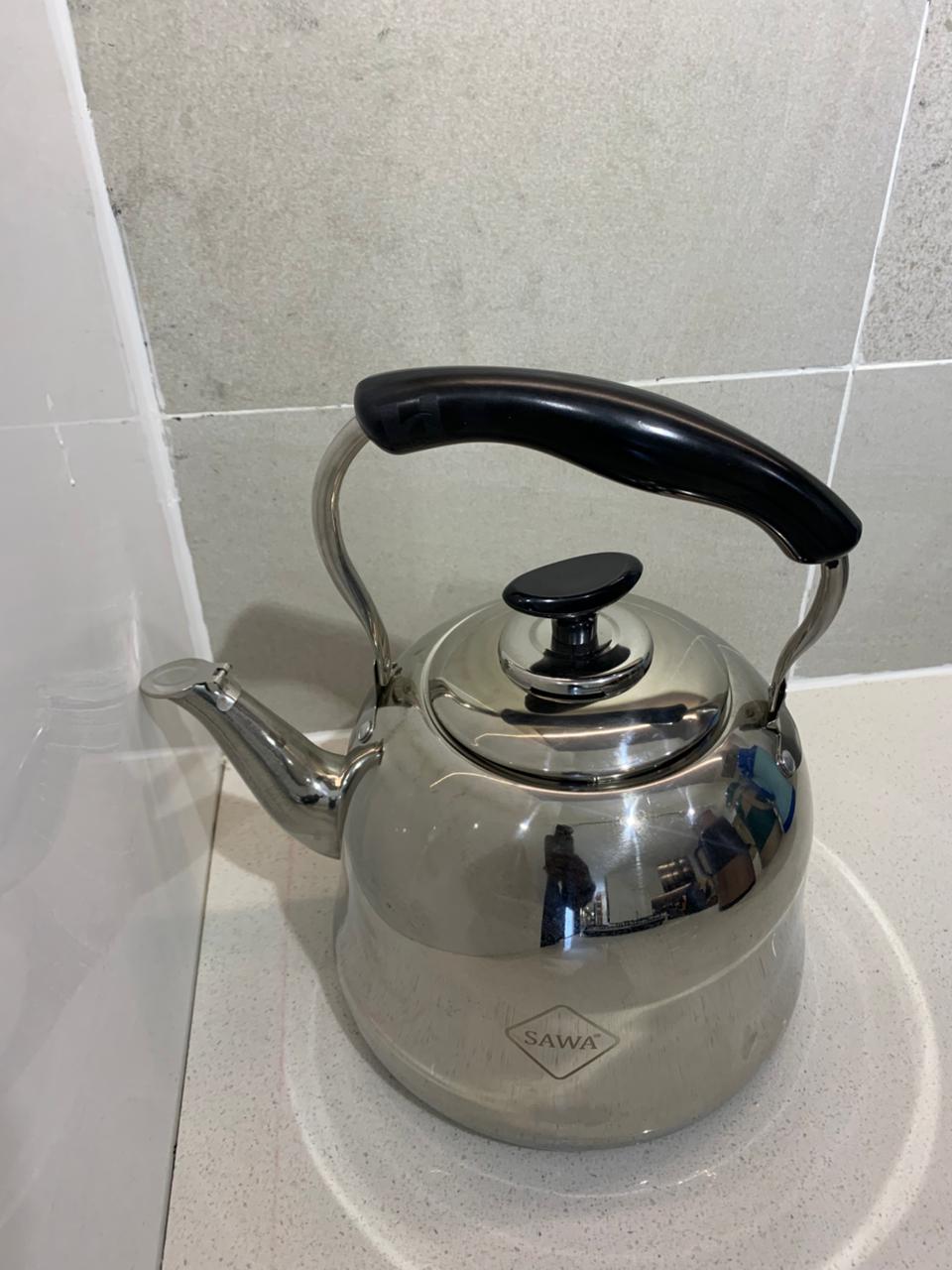 Homart New Teapot Stainless Steel Whistling Kettle with Wooden Handle whistling kettle stainless steel