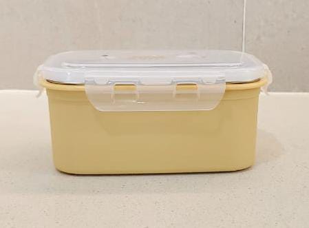 Eco-friendly Lunch Box  Food Storage Container 6769 Stainless Steel Heated School Lunchbox With Spoon And  Lids For Kid Children Adult