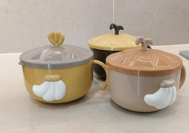 Eco-Friendly Portable Ramen/ Noodle Kitchen Homart  Bowl With Spoon QY-6765