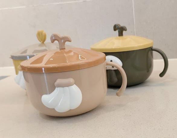 Eco-Friendly Portable Ramen/ Noodle Kitchen Homart  Bowl With Spoon QY-6765