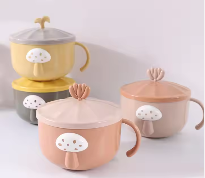 Eco-Friendly Portable Ramen/ Noodle Kitchen Homart  Bowl With Spoon QY-6765