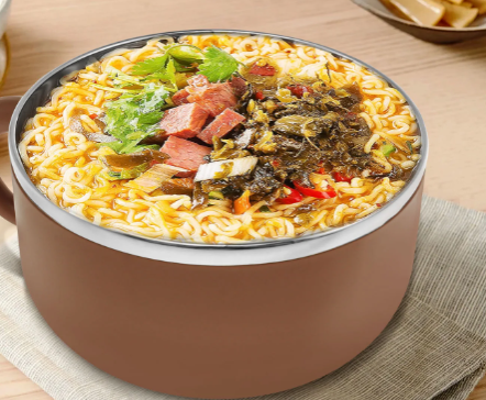 Eco-Friendly Portable Ramen/ Noodle Kitchen Homart  Bowl With Spoon QY-6765