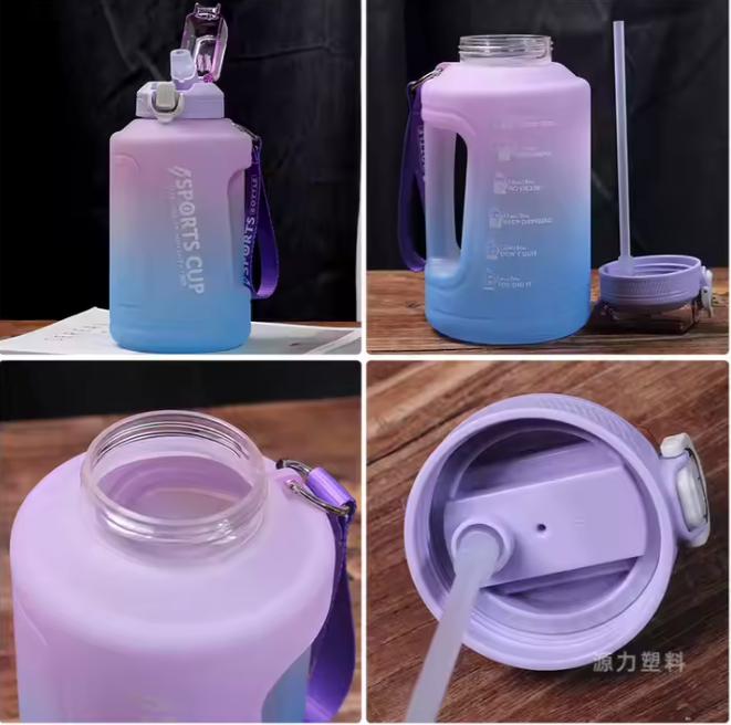 [ SALE] Hot Selling 1.5L Homart  Leakproof Large Water Bottle with Straw & Time Markings Motivational Sport Tumbler Water Bottle  Fitness for Gym Large Capacity Bottle