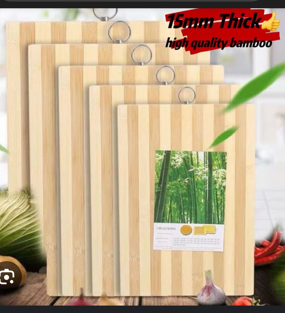 Bamboo Chopping Board  With this high quality kitchen chopping board you’ll have the ideal bamboo cutting board to slice and dice all day and create finely cut slices of meat and veggies resulting in