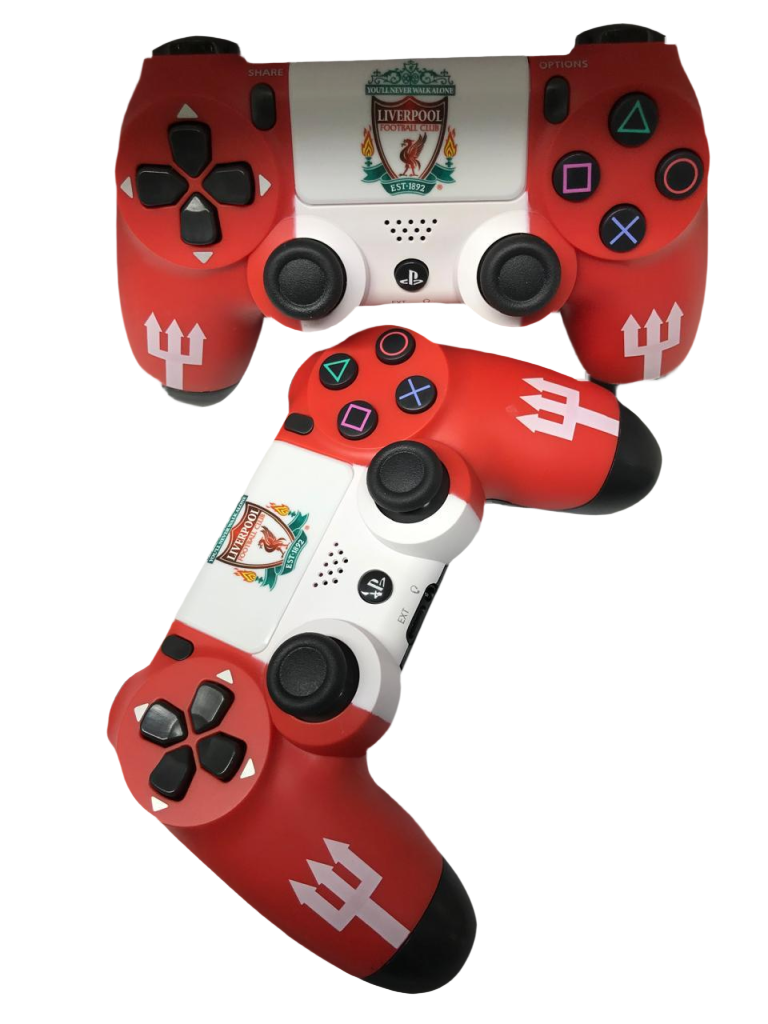 Playstation Sony Ps4 Pad Controller Combat red,God of war theme, GTA Theme, Joker theme ,Spider man themed,Combat Green,Red Redemption,Manchester Themed,Liverpool Themed